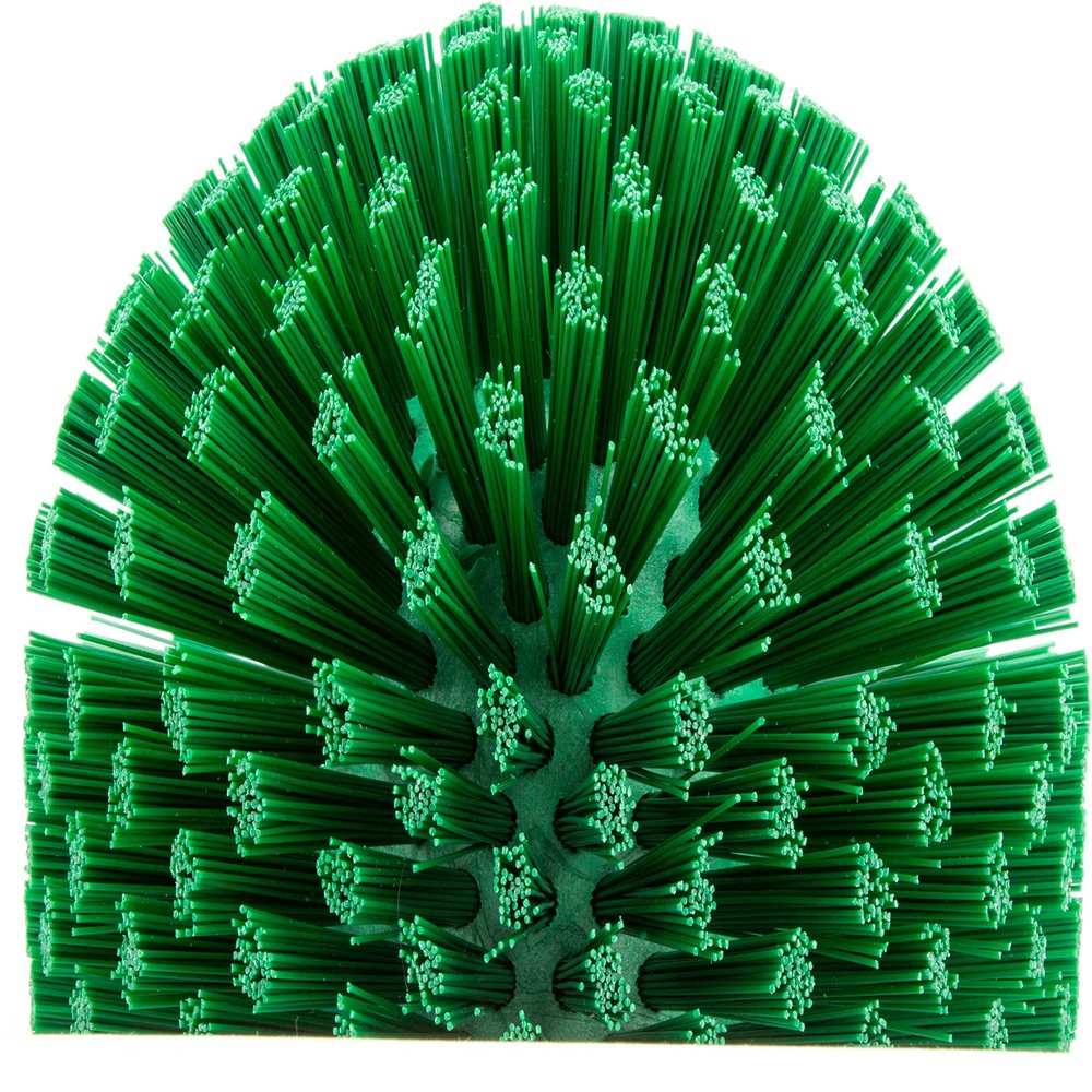 SPARTA 45005EC09 Plastic Multi-Purpose Valve Brush, Pipe Brush, Round Brush with Polyester Bristles, Color Coded for Commercial Cleaning, Kitchen, 3.9 X 5 X 3.9 Inches, Green, (Pack of 2)