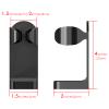 Linkidea 2 Pack Wall Mount Electric Shaver Holder, Self-adhesive Shower Organizer for Philips 7, 9 Series, Bathroom Razor Stand (Black) view 4