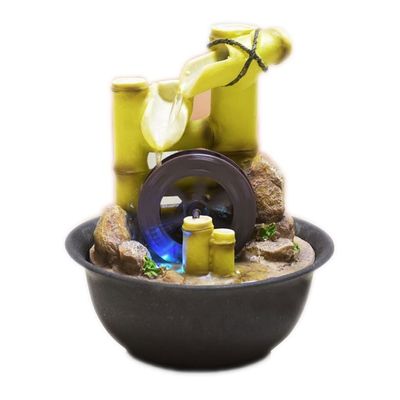 UYVI Tabletop Fountain Desktop Fountain Resin European Style Running Water Indoor Tabletop Fountain Living Room Office Decoration New Home Gift Exquisite Decoration