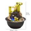 UYVI Tabletop Fountain Desktop Fountain Resin European Style Running Water Indoor Tabletop Fountain Living Room Office Decoration New Home Gift Exquisite Decoration view 2