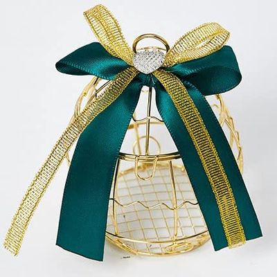 Mini Metal Gold Vintage Retro Bird cage Candy Boxes Baby Shower Favor Gift Box for Guests Party Birthday Souvenir (3,30PCS)