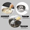 Restaurantware Ice Cream Scoop 1 Case 3 oz Stainless Steel Portioner Commercial Kitchen Tool Comfortable Grip Dishwasher-Safe Ambidextrous Handle view 3