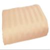 3-Pieces Flat Sheet (Flat Sheet + Pillow Cases) 600 Thread Count Combed Cotton 3-PC Piece Flat Sheet/Top Sheet Stripe Beige King Size view 1