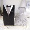 Froiny 100pcs Wedding Candy Box Dress Bride and Groom Gift Bags Party Favor Supplies view 3
