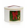 Christmas Wreath Storage Bag,Collapsible Felt Holiday Garland Container with Zipper & Handle, Durable Wreath Organizer Bin for Seasonal Decor Storage & Space-Saving Solution - Ivory view 1