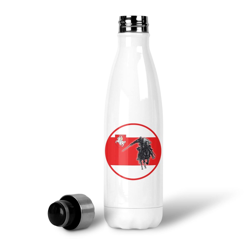 Belarus Knight Stainless Steel Insulated Water Bottle 17 OZ (Belarus Knight)