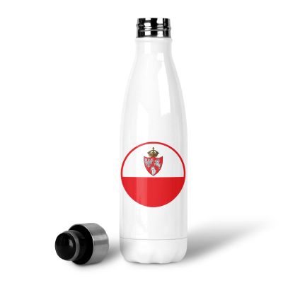 1861 Poland Lithuania Kiev Belarus Marine Flag Stainless Steel Insulated Water Bottle 17 OZ (1861 Poland Lithuania Kiev Belarus Marine Flag)