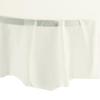 Party Dimension Tablecloth - 84" x 84" - Plastic Disposable Ivory Round Tablecover for Weddings, Banquets, Parties : 12 Count view 3