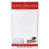 Party Dimension Tablecloth - 84" x 84" - Plastic Disposable Clear Round Tablecover for Weddings, Banquets, Parties : 12 Count view 1