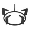 Beaupretty 5-Foot Gas Stove Bracket Cast Iron Pan Holder Stand Household Gas Stove Stand Accessories for Even Heating view 1
