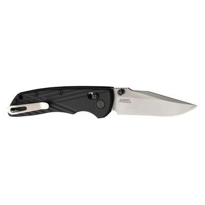 Hogue Deka ABLE Lock Folding Knife 3.25" CPM-MagnaCut Stonewashed Clip Point Blade, Black Polymer Handles, AXIS/Crossbar Lock - 24379