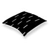 Cushion Pillow Cover African Mudcloth Pillowcase Cover Black with White Dash Tribal Design Boho Modern 20"x20" Decorative Outdoor Linen Fabric for Sofa Couch, Bed Home and Outdoor Car Throw Pillow view 3