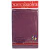 Party Dimension Tablecloth - 84" x 84" - Plastic Disposable Berry Round Tablecover for Weddings, Banquets, Parties : 12 Count view 1