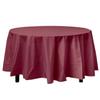 Party Dimension Tablecloth - 84" x 84" - Plastic Disposable Berry Round Tablecover for Weddings, Banquets, Parties : 12 Count view 2