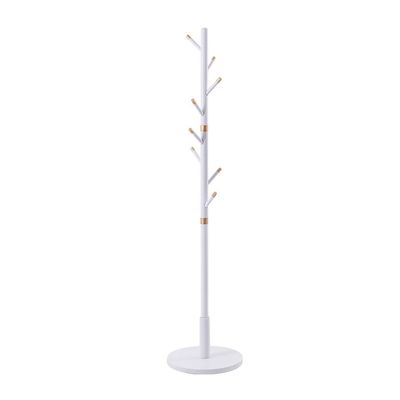 Coat Rack Freestanding Standing Coat Hanger Household Coat Rack Ground Type Single Pole Coat Shelf Entry Way Home Organizer Corridor Corner Coat Booth Simple Hanger Coat Rack for Office Coat Tree