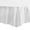 Party Dimension Tablecloth - 84" x 84" - Plastic Disposable White Round Tablecover for Weddings, Banquets, Parties : 12 Count view 3