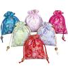 Only My Live Home 10pcs Drawstring Flower Chinese Silk Brocade Jewelry Gift Bags Small Favor Bag Packaging Pouch Sachet (Mixed Color) view 1