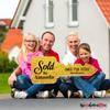 Realtor Key Photo Booth Props Real Estate Sign Marketing Sold Sign Custom Key Party Supplies Real Estate Agent Gifts Giant Car Key Prop, Key Cutout Signs, Large Car Key - Gold Sparkle Size M view 3