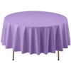 Party Dimension Tablecloth - 84" x 84" - Plastic Disposable Hydrangea Round Tablecover for Weddings, Banquets, Parties : 12 Count view 2