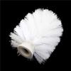 Convenient White Toilet 75 * 90mm Brush Head Holder Replacement Bathroom WC Clean Spare Accessories Cleaning Brush Head for Toilet Cleaning House Use (Color : As pic) view 2