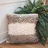 Bit of Meraki Aarohi Throw Pillow Cover for Couch, 18 X 18 Bohemian Throw Pillow for Contemporary Home Decor, Handmade Sustainable Chic Decor, Comes with Pillow Insert view 4