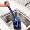 WYDNX Convenient Toilet Vacuum Sucker Toilet Plunger Pipeline Dredger Sewer Drain Cleaner Toilet Pump Cleaner Bathroom Supply House Use (Color : Blue) view 2