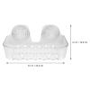Beaupretty cosmetic storage box Hanging Bin Shelf blending sponges for makeup cosmetic sponge rack makeup sponge wall holder Cosmetic holder beauty sponges No punching the pet plastic basket view 3