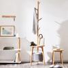 Coat Rack Freestanding Standing Coat Hanger Coat Tree Bedroom Bedside Vertical Hanger Floor Corner Stand with 6 Hooks Suitable Bag Scarf Key Hat Entry Way Home Furniture Coat Rack for Office Coat Tree view 3