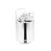 YUEWO Mini Ball Lock Keg, 304 Stainless Steel Double Ball Lock Post Corny Keg Pressurized Growler System for Home-Brewing (3.2 Gal) view 1