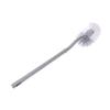 WYDNX Convenient Portable Thickened Plastic Long Handle Toilet Double Side Bathroom Cleaning Brush Curved Strong Decontamination House Use view 3