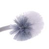 WYDNX Convenient Portable Thickened Plastic Long Handle Toilet Double Side Bathroom Cleaning Brush Curved Strong Decontamination House Use view 4