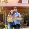 Realtor Key Photo Booth Props Real Estate Sign Marketing Sold Sign Custom Key Party Supplies Real Estate Agent Gifts Giant Car Key Prop, Key Cutout Signs, Large Car Key - Bright Wood Size M view 2