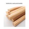 Coat Rack Freestanding Standing Coat Hanger Wood Coat Rack Vertical Coat Tree Coat Tree with 8 Hooks Easy To Assemble Hook Hanger Suitable for Living Room Bedroom Corner Coat Rack Coat Rack for Office view 4