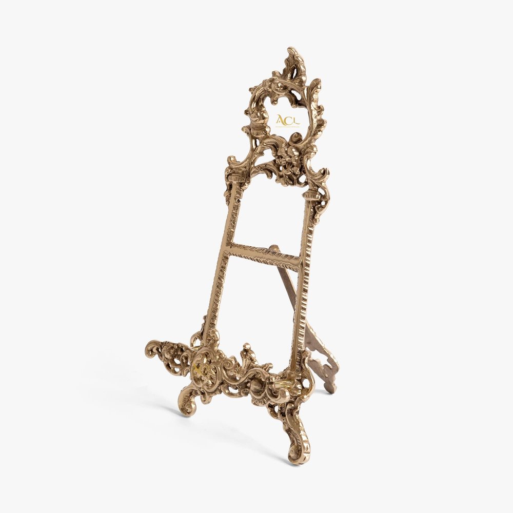 Assorted Collections Brass Easel Display Stands for Art Deco, Paintings, Pictures, Decorative Plates, Wedding Signs, Menu Stand, Home Decor Pictures Stand
