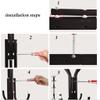 Coat Rack Freestanding Standing Coat Hanger Coat Tree Coat Tree Household Floor-standing Tripod Hanger Modern 12 Hook Iron Hanger Bedroom Vertical Hanger Entry Way Home Furniture Coat Rack for Office view 3