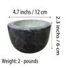 Yepmlrt Marble Shaving BowlHandcrafted Black Marble LaterShaving Soap & Cream Bowl for MenLather Mug with Interior Grooves Builds a Rich. view 2