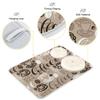 Brown Coffee Dish Drying Mat - 16 x 18 Inch Reversible Microfiber Kitchen Mat with High Absorbency view 3