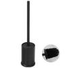 Toilet Bowl Brush Silicone Toilet Brush and HolderLong Handled Toilet Bowl Brush for Bathroom ToiletErgonomicElegantDurable Toilet Scrub Brush Remove Stains (Color : Black) view 1
