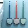 Toilet Bowl Brush Silicone Toilet Brush and HolderCreative Automatic Opening and Closing Toilet Bowl BrushLong Handled Toilet Scrub Brush Remove Stains (Color : Yellow) view 2
