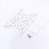 2 Tier Wall-Mounted Corner Shelf, Carved Home Bathroom Corner Shower Storage Shelf White Corner Display Rack view 4