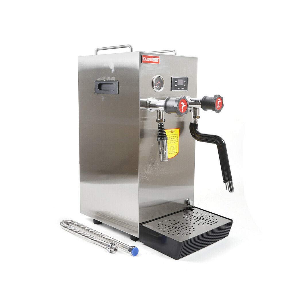 8L Commercial Steam Water Boiling Machine,Multi-Purpose Milk Frother, Coffee Milk Foam/Bubble Maker,Full-Automatic Steam Boiling Water Frothing Machine(110V 2500W)