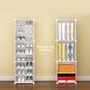 72 Pairs Shoes Organizer Cabinet Shoe Container Storage Box Shoe Rack Box Stackable Sneaker Display Box, 12 Tier Shoe Box Plastic Stackable Shoe Storage Bins Space Saving Sneaker Storage Box view 2