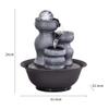UYVI Tabletop Fountain Tabletop Fountain Resin Circulating Water Desktop Fountain Feng Shui Water Fountain Creative Decoration 9.45 Inches Exquisite Decoration view 2