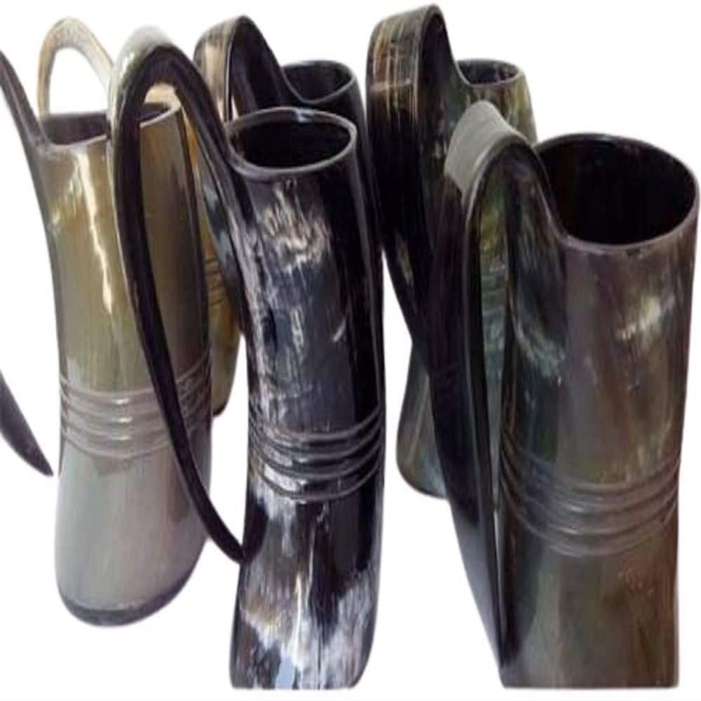 750ml set of 6 Norwegian Viking Drinking Horn Mug cup beer wine mead