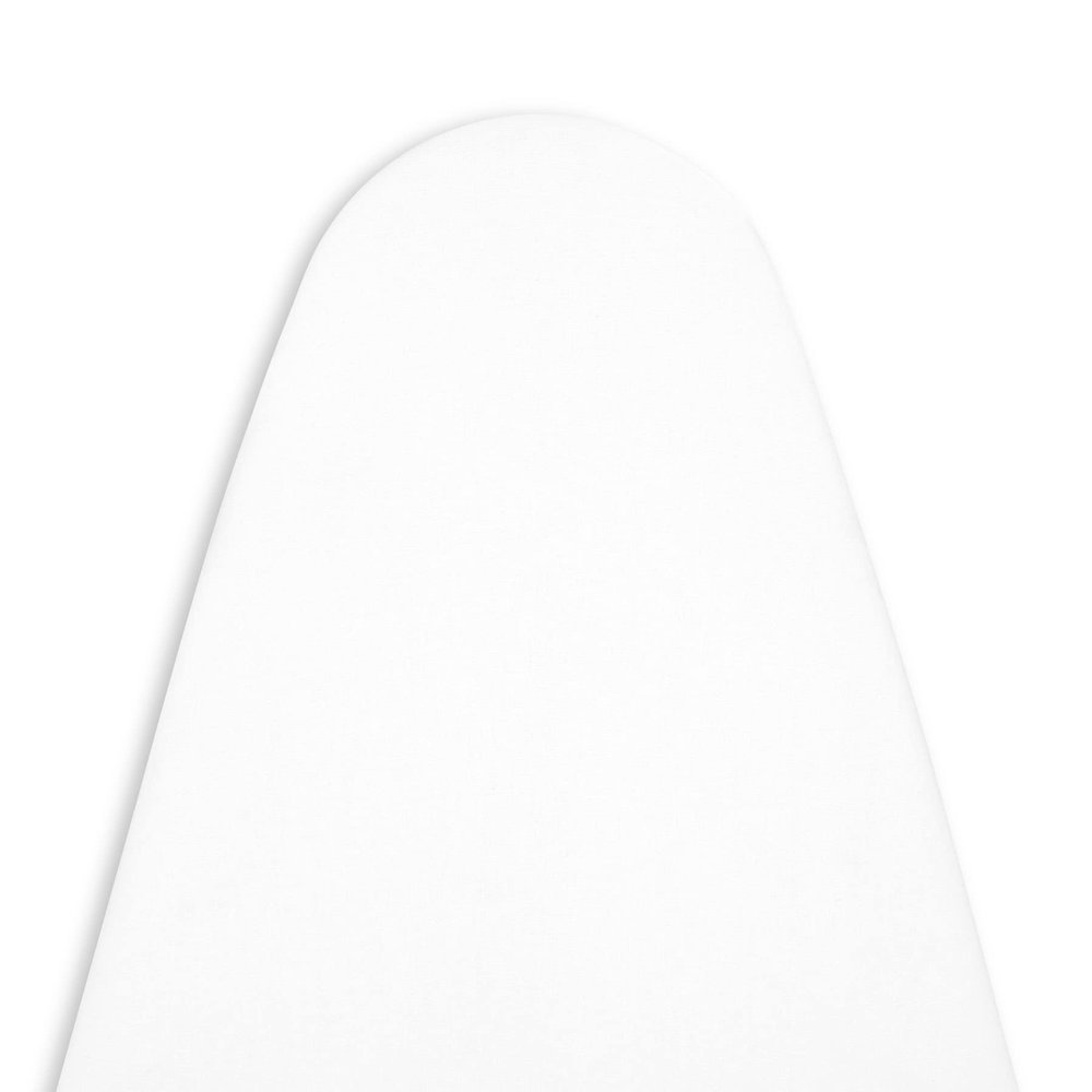 Encasa XO Ironing Board Cover and Pad 54"x18" - 4mm Felt X-Large Iron Board Cover with Padding - Heat Resistant, Stain-Safe Dye, Non Slip Elastic Bungee Cord Tightening Iron Table Cover White
