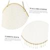 Beaupretty Jewelry Hanging Organizer Rack Mesh Earring Display Stand Storage for Necklaces and Earrings Decor view 3