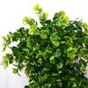 2pcs Artificial Hanging Plants Fake Hanging Plant Faux Eucalyptus Leaf Greenery Vine Outdoor UV Resistant Plastic Plants (2, Green) view 3