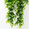 2pcs Artificial Hanging Plants Fake Hanging Plant Faux Eucalyptus Leaf Greenery Vine Outdoor UV Resistant Plastic Plants (2, Green) view 4