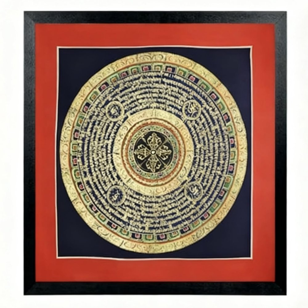 Tibetan hand-painted thangka wall painting