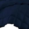 7 Piece Bed-in-A-Bag Bedding Comforter & Sheet Set 24" Deep Pocket, 500 GSM Fill 100% Egyptian Cotton Full Size Navy Blue Complete Set Include-Comforter, Sham, Sheets & Pillowcase Set view 4